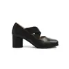 Versão em pele de ovelha~sapatos Mary Jane de couro genuíno com salto grosso retrô para mulheres 2026 novo estilo sapatos pequenos de couro sapatilhas de salto alto sapatos de balé