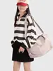 Bolsa Esportiva Versátil Leve para Yoga Fitness Bolsa de Viagem Simples de Grande Capacidade Bolsa Tote Transversal de Ombro Feminina