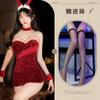 Fragrância para Ouvir à Noite Roupa Sexy Fantasia de Coelho de Veludo Roupas Apaixonadas Roupa Íntima Sexy Uniforme Não Precisa Tirar Roupas Sexy