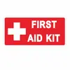 Producto de Exportación Más Vendido: Kit de primeros auxilios reflectante para mascotas con forma de abeto Cruz Roja Vinilo impermeable y resistente al sol Pegatina decorativa para coche