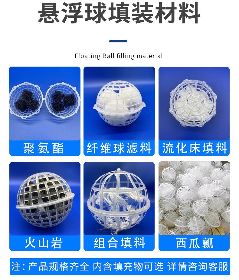 悬浮球装填材料