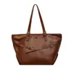 Bolsa Tote Transfronteiriça, Grande Capacidade Retrô Feminina 2026 Nova Versátil de Ombro/Axila, Bolsa de Mão Fashion e Simples