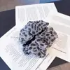 Grampo de Banana Estilo HJKorean Retrô Preguiçoso Cinza Estampa de Leopardo Grampo de Cabelo Novo Estilo Início do Outono Penteado na Parte de Trás da Cabeça Grampo Vertical
