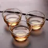 Juego de 6 Tazas Pequeñas de Vidrio para Té Juego de Té Kung Fu Tazas para Invitados del Hogar Tazones de Té Juego Transparente Tazas de Degustación Tazas para Beber Té
