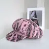 Gorra de Boina de Leopardo de Moda para Mujer, Nuevo Sombrero con Visera Casual Elegante para Protección Solar de Primavera/Verano