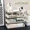 Gaveta Organizadora de Cosméticos para Mesa Caixa de Armazenamento Produtos de Skincare Banheiro Prateleira Multicamadas Lavatório Artefato para Máscara