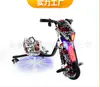 Scooter Eléctrico Infantil para el Hogar Transfronterizo Coche de Juguete Infantil Kart de Tres Ruedas 360 grados Coche de Derrape