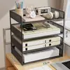 Organizador de Escritorio para Oficina Estante para Archivos Caja para Archivos Set de Artículos de Oficina Estantería de Archivos de Múltiples Niveles
