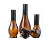 Botella de vidrio marrón de 30 ml botella de calabaza oscura botella de perfume de 50 ml botella de tocador de 50 ml botella de rocío puro