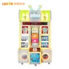Máquina de juego de premio de lotería de la suerte comercial grande para centros de arcade, máquina de regalos de plato giratorio con joystick de monedas para interiores