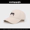 Boné de Beisebol Feminino Estilo Ins Letra Bordada Lavada Denim Soft Top Cap Pequeno Cabeça Grande para Todos os Jogos