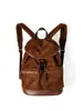 Mochila Escolar e de Trabalho de Grande Capacidade Estilo Coreano Nicho para Mulheres, Novo Modelo Outono e Inverno, Material Camurça, Mochila com Múltiplos Bolsos para Mulheres