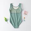 Chaleco de algodón con encaje de verano, ropa de práctica de baile para niños, ropa de examen corporal para danza popular china, ballet, para mujeres