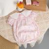 Mameluco de manga corta para bebé Verano Delgado Lindo Fuera de lo común Super Lindo Bolsa Ropa Gorda Ropa de Princesa para Bebé Niña Ropa de Verano