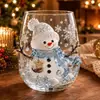 Nuevo vaso de whisky conmemorativo de Navidad con diseño creativo, vaso de whisky, copa para licor extranjero