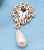Corrente de garra de coroa transfronteiriça fivela de diamante acrílico faça você mesmo soldagem manual sapato roupas joias acessórios cor gema diamante fivela