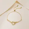 Pulsera de Lujo Ligero Diseño Nicho Ins Pulsera Celebridad de Internet para Mujer Estilo Coreano Combinable Simple Moda Pulsera Personalizada