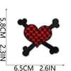 Parches Bordados de Moda para Bolsas, Parches Bordados por Computadora de Estrella de Cinco Puntas Decorativa, Parches Bordados a Máquina con Transferencia de Calor, Accesorios para Ropa