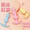 Conjunto de Três Cores de Plug Anal de Gelatina Misteriosa, Brinquedos Sexuais de Material de Borracha Macia TPE, Conjunto de Três Cores Atacado