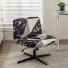 Funda de Silla Amplia para Maquillaje de Belleza Estampada Transfronteriza Funda de Silla Giratoria Elástica Funda de Silla para Máquina de Agua Hogareña Funda de Silla de Comedor Anti-manchas