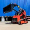 Cargadora compacta de orugas tipo 320 Cargadora compacta de orugas Hightop para Área de sótano Eliminación de nieve