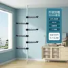 Barras de soporte telescópicas ajustables para balcones, tendederos y cortinas - una barra retráctil multifuncional, resistente y sin taladro