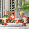 Escultura Geométrica de Esquilo em PRFV Personalizada para Exterior Decoração de Paisagem de Jardim Fachada de Escritório de Vendas Ornamento de Gramado Animal