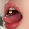 Unhas Acrílicas para Língua Efeito Olho de Gato Unhas para Língua Cor de Doce Unhas para Língua Cor Pura Unhas para Língua Sexy de Nicho Venda Direta da Fábrica Lote Misto