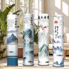Funda para Aire Acondicionado Funda Antipolvo Cilíndrica Vertical Arranque Sin Quitar Gree Midea Haier Hisense Gabinete de Sala de Estar Funda para Aire Acondicionado