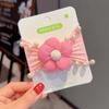 Corea del Sur Niña Flor Grande Tendón de Goma Anillo para el Cabello de Tela para Bebé Lindo Cuerda para el Cabello para Niños Accesorios para el Cabello Cuerda para el Cabello Tocado