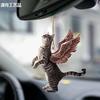 Nuevo y lindo espejo retrovisor de coche con diseño de gato transfronterizo, llavero colgante para mochila, suministros de decoración para el hogar