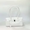 Bolsa de Gelatina Estilo Japonés Coreano 2026 Verano Nueva Bolso Baguette Cierre Horizontal de Mano Bolso de Hombro Único Bolso de Hombro Bolso Tote para Mujer
