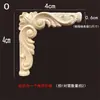 Talla en Madera Dongyang Aplique de Madera Maciza Flor de Esquina de Gabinete Fondo de Pared con Patrón Floral Estilo Europeo Pieza de Flor de Madera Adorno Diagonal Decoración en Stock