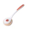 Cepillo para ollas nano para lavar platos, cepillo para ollas antiarañazos, cepillo para lavar platos, bola de estropajo de acero para limpiar, cepillo de mango largo, bola limpiadora