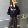 Conjunto de Primavera y Otoño para Niñas: Conjunto de Dos Piezas de Sudadera Larga de Manga Larga Estilo Universitario Coreano y Pantalones de Pierna Ancha para Estudiantes de Secundaria, Ropa de Otoño de Moda