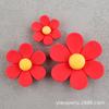Accesorios de resina de girasol, pequeñas margaritas, crema de pegamento, material de carcasa de teléfono móvil, accesorios para el cabello para niños, flores hechas a mano