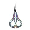 Tesoura Doméstica Pequena Lily Vintage Presente de Casamento Enfeites Aço Inoxidável Tesouras para Recorte de Papel Bordado Crisântemo Pontiagudo Tesouras Fundidas