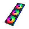 Prism 6pro bloques de construcción chasis plano para computadora ventilador ARGB Shengguang síncrono PWM control de temperatura inteligente lente de tres lados