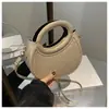 Bolso de Hombro Cruzado Versátil Simple Casual de Alta Calidad con Textura, Moda de Invierno 2025, Nuevo, Elegante, Moderno