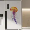 Múltiples Pegatinas de Pared Creativas de Criaturas Marinas y Peces de Colores para Decoración de Fondo de Dormitorio y Sala de Estar Pegatinas de Pared Autoadhesivas