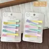Tarjeta Simple Sin Marca Pasador para el Cabello Femenino Fijación en la Raíz del Cabello Pasador Esponjoso Posicionamiento de Maquillaje Parte Superior del Cráneo Pinza de Pato Pinza para el Cabello