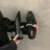 Sapatos Mary Jane Gentis Versáteis Estilo Francês com Laço para Mulheres, Novidade Primavera/Verão 2026 Sapatos com Bico Quadrado de Boca Rasa com Strass para Combinar com Vestidos