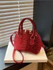 Bolsos para Mujer 2026 Primavera Nueva Moda Patrón de Cocodrilo Bolso de Hombro Cruzado Diseño de Nicho Bolso Retro de Concha