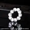 Contas pequenas redondas de ágata de cristal natural com anéis de corrida, acessórios de joias DIY feitos à mão, materiais para pulseira de 4 mm, atacado de pingentes