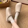 Chinelos de Pelúcia de Algodão Versáteis para Mulheres, Forrados com Lã, Sensação de "Pisando em Merda", Uso Doméstico, Estilo Casal, Interno, Uso Doméstico de Inverno, Quente, Chinelos de Outono para Homens