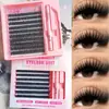 Promoção Imperdível Kit de Cola 100p Raça Mista Olhos Grandes Profundos Misteriosos Cílios Postiços Volumosos Densos Padrão Garota Picante Comércio Exterior