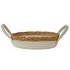 Cesta de Armazenamento de Corda de Algodão Trançada Estilo Nórdico para Lanches, Chaves, Mesa, Cosméticos, Diversos, Brinquedos