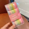Diademas de Colores para Mujer, Estilo Coreano Negro, Bandas de Goma Desechables Engrosadas, Accesorios para el Cabello, Anillos para el Cabello que No Dañan el Cabello