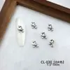 Accesorios para Uñas con Zirconia del Año del Caballo 2026 Nuevos Lindos Ponis del Zodiaco Rojo Aleación Pedrería Decoraciones de Uñas Portátiles para DIY