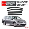 Adecuado para Volkswagen Golf Deflector de Lluvia Vw Golf Sportsvan Deflector de Ventana